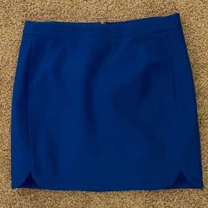 JCrew wool mini skirt